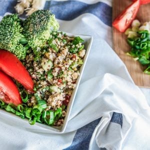 Quinoa Mung Bean Salad Recipe