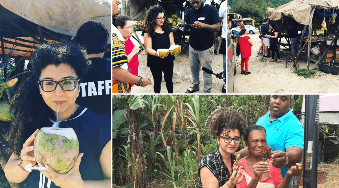 Collection of pictures of Desi~licious RD, Shahzadi Devje helping people with diabetes in Jamaica.