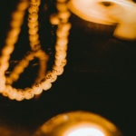 For Bell Let's Talk, prayer beads next to a lamp