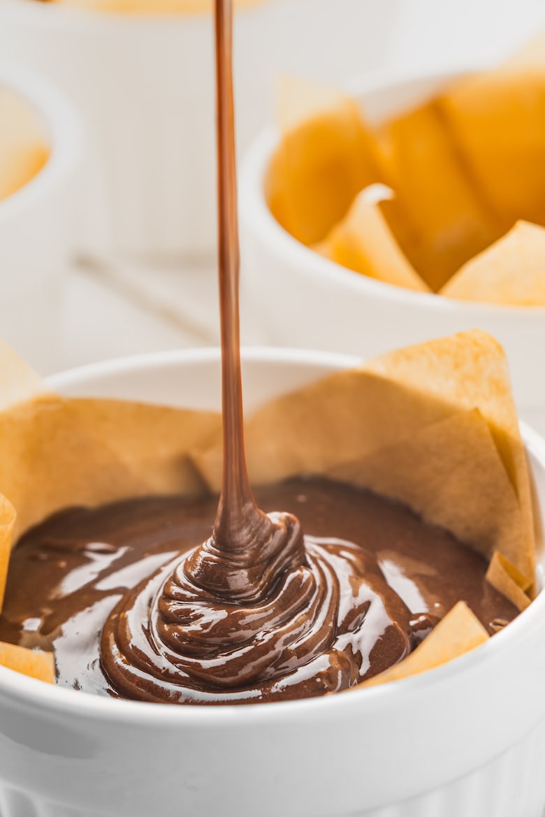 Chocolate fondant preparation
