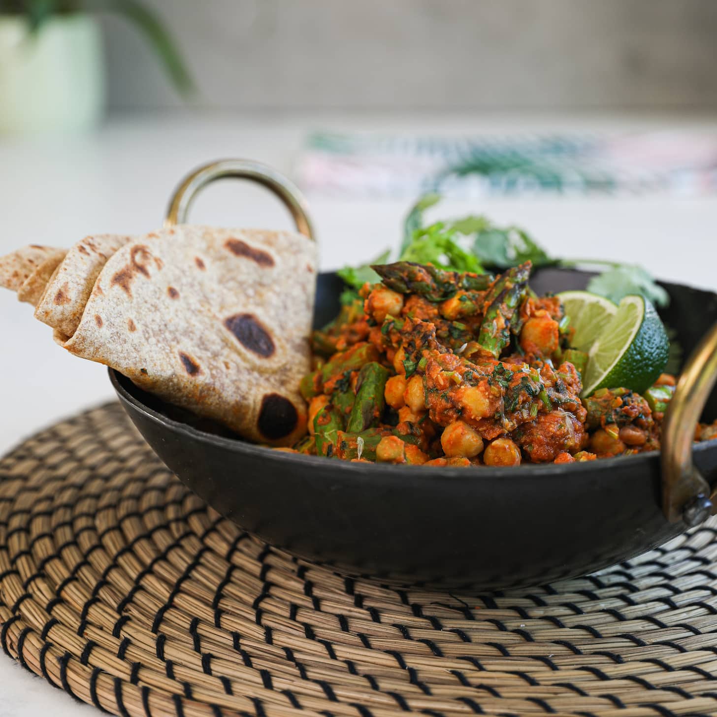 Vegan Chickpea Tikka Masala with Coconut Cream | Desi~licious RD