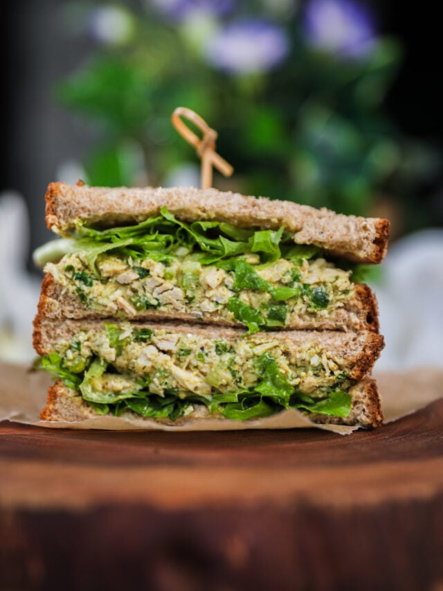 The Best Curried Canned Tuna Sandwich