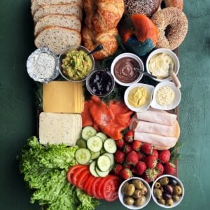 DIY sandwich charcuterie board